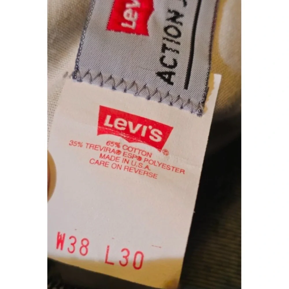 Vintage Levis Orange Tab, Made in USA, Action Jeans Mens 38‎ X 30 Blue Pants